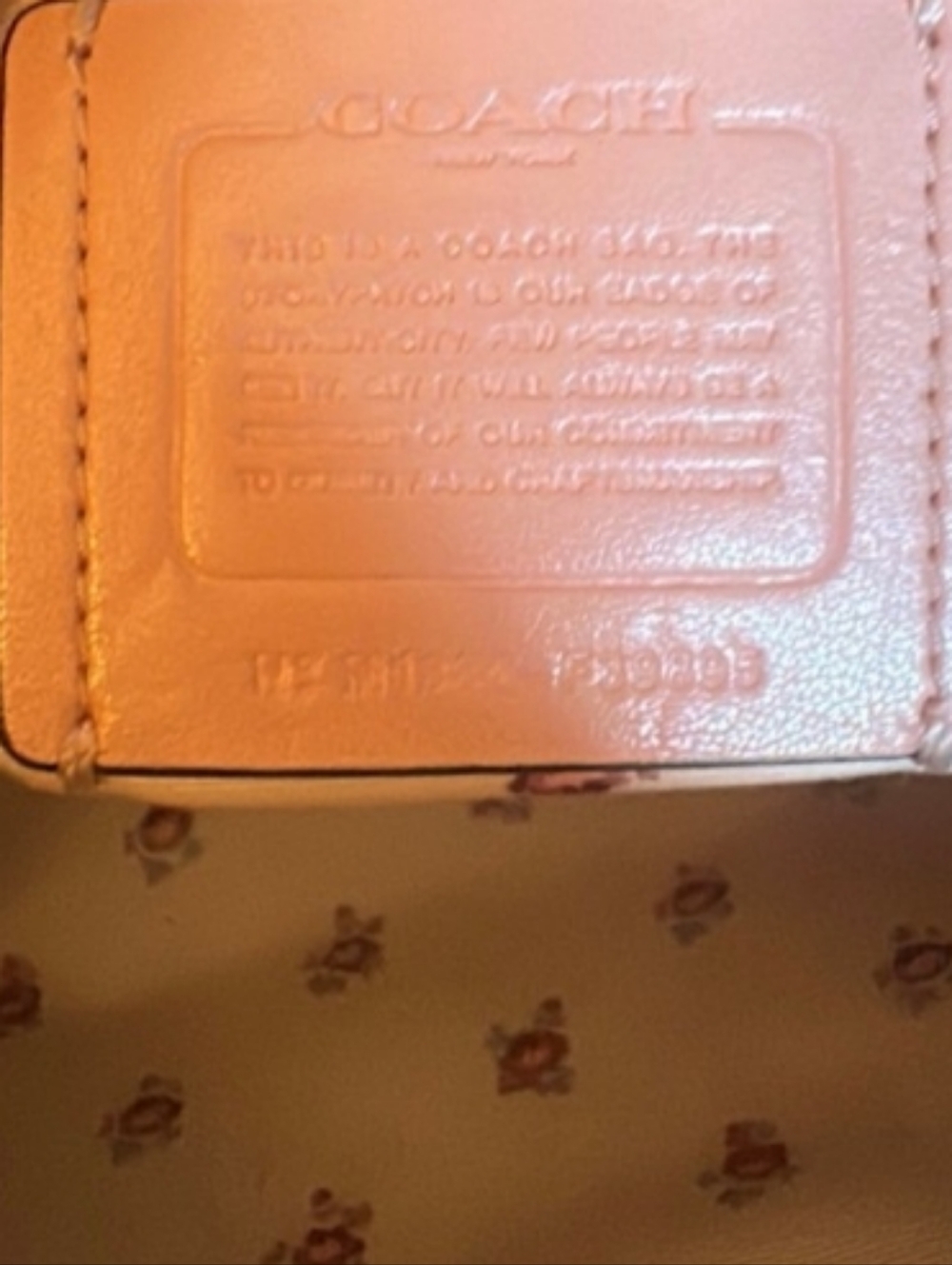 Coach Emma Blue Denim Satchel - Picture 7 of 10